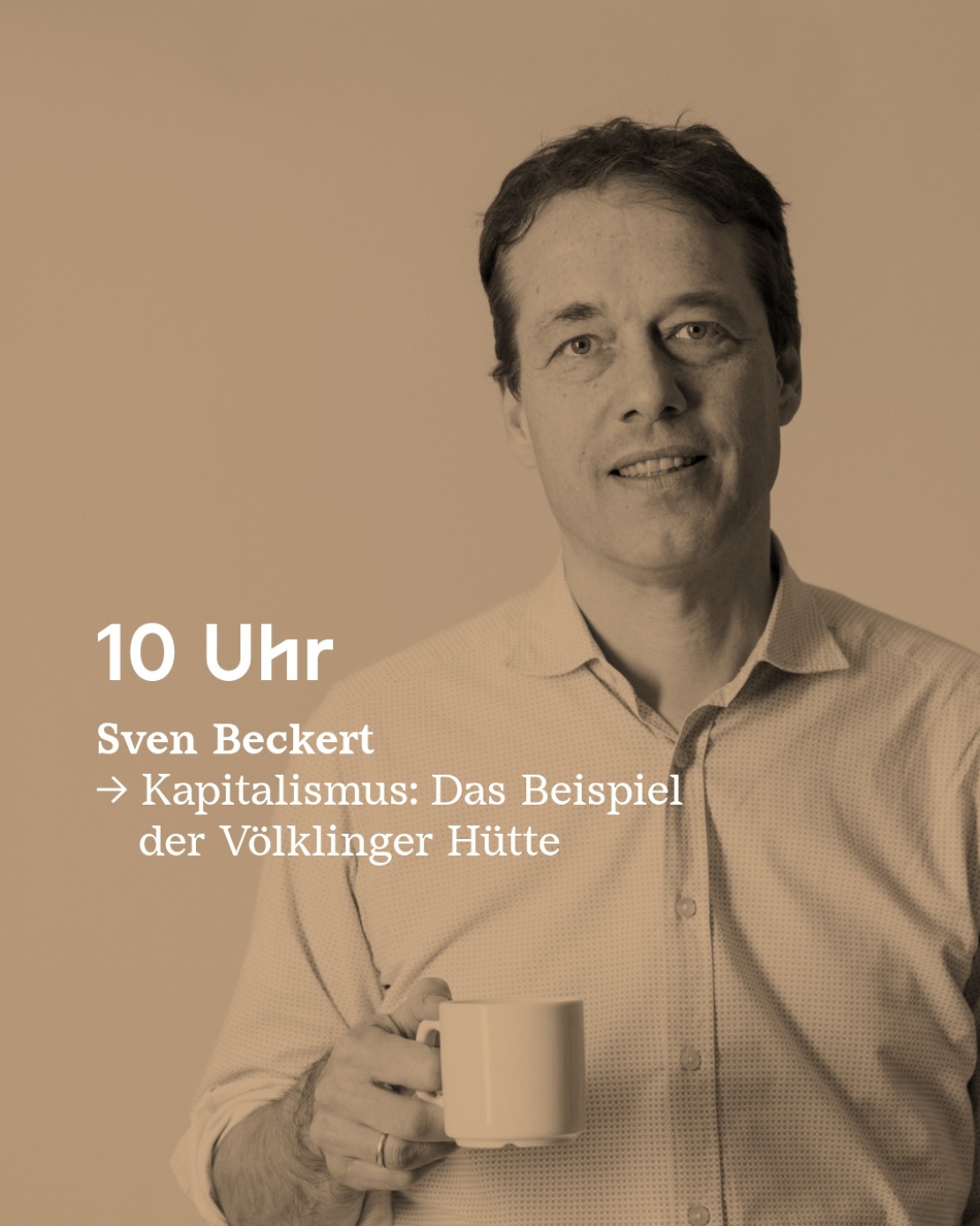 Sven Becker redet um 10 Uhr zum Thema Kapitalismus: Das Beispiel der Völklinger Hütte