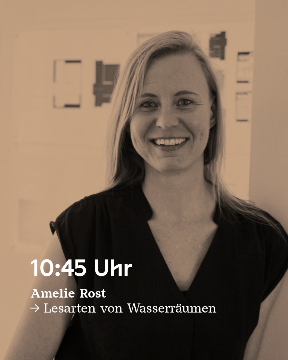Amelie Rost spricht um 10:45 zu den Lesearten von Wasserräumen
